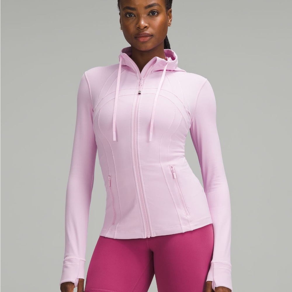 Lulu define jacket, Light pink size 4. Never worn!